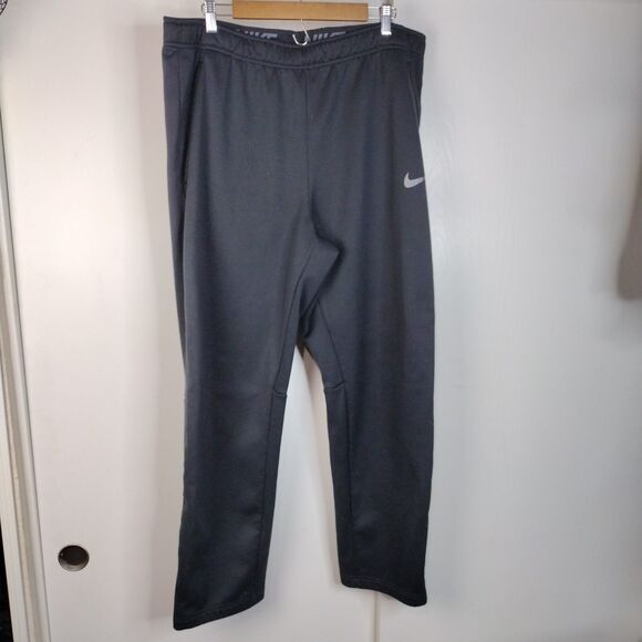 Nike Therma-FIT Open Hem Training Sweat Pants Joggers Size XXL Black 932253 010 - Picture 1 of 8